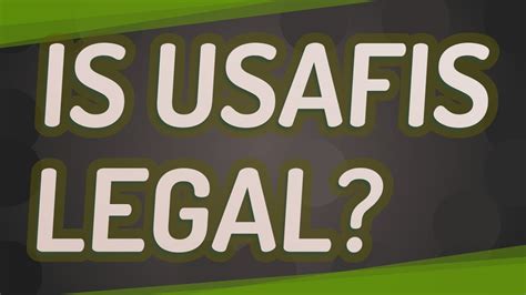 usafis es legal.